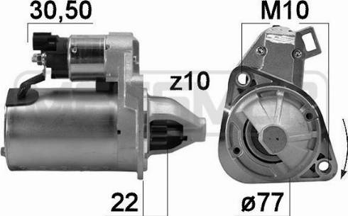 Messmer 221029 - Starteris www.autospares.lv