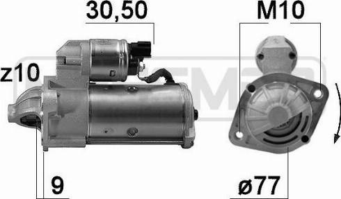 Messmer 221025 - Starteris autospares.lv