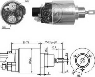 Messmer ZM978 - Ievilcējrelejs, Starteris www.autospares.lv