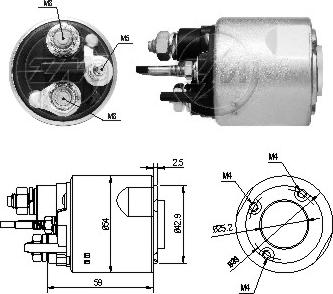 Messmer ZM4494 - Ievilcējrelejs, Starteris www.autospares.lv