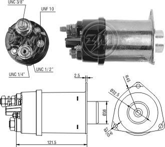 Messmer ZM454 - Ievilcējrelejs, Starteris autospares.lv