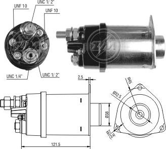 Messmer ZM455 - Ievilcējrelejs, Starteris autospares.lv