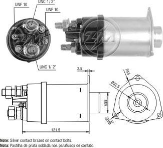 Messmer ZM461 - Ievilcējrelejs, Starteris autospares.lv