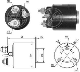 Messmer ZM599 - Ievilcējrelejs, Starteris autospares.lv