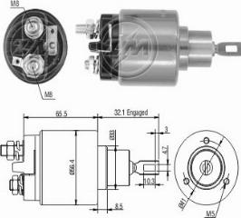 Messmer ZM575C - Ievilcējrelejs, Starteris autospares.lv