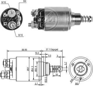 Messmer ZM641 - Ievilcējrelejs, Starteris www.autospares.lv