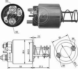 Messmer ZM1594 - Ievilcējrelejs, Starteris www.autospares.lv