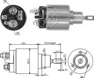 Messmer ZM1573 - Ievilcējrelejs, Starteris www.autospares.lv