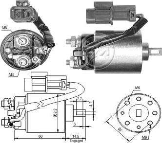 Messmer ZM1713 - Ievilcējrelejs, Starteris autospares.lv