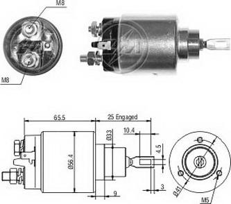 Messmer ZM1777 - Ievilcējrelejs, Starteris autospares.lv