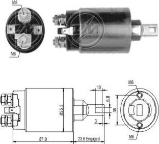 Messmer ZM891 - Ievilcējrelejs, Starteris autospares.lv