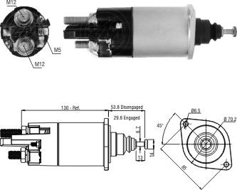 Messmer ZM840 - Ievilcējrelejs, Starteris autospares.lv