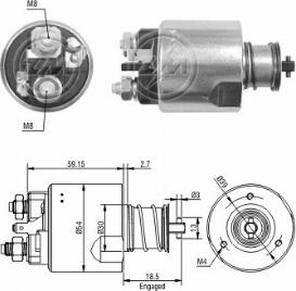 Messmer ZM3491 - Ievilcējrelejs, Starteris www.autospares.lv