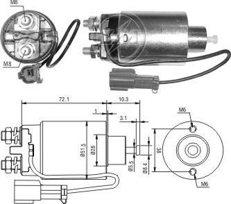 Messmer ZM792 - Ievilcējrelejs, Starteris www.autospares.lv