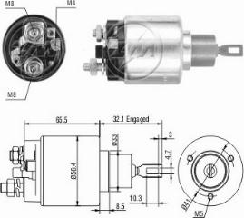 Messmer ZM778C - Ievilcējrelejs, Starteris www.autospares.lv