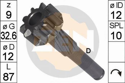 Messmer ZN9526 - Ведущая шестерня, бендикс, стартер www.autospares.lv