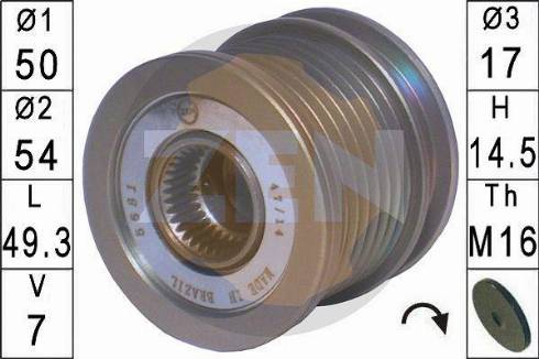 Messmer ZN5581 - Piedziņas skriemelis, Ģenerators www.autospares.lv