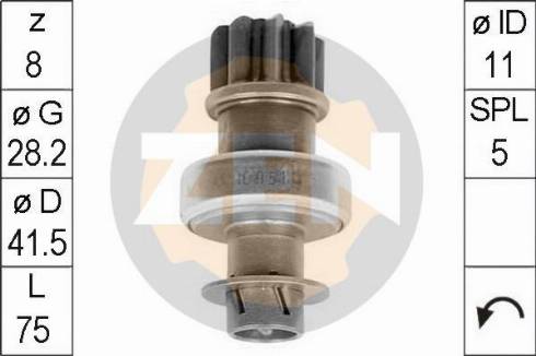 Messmer ZN0951 - Zobrats, Starteris www.autospares.lv