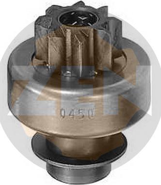 Messmer ZN0450 - Ведущая шестерня, бендикс, стартер www.autospares.lv