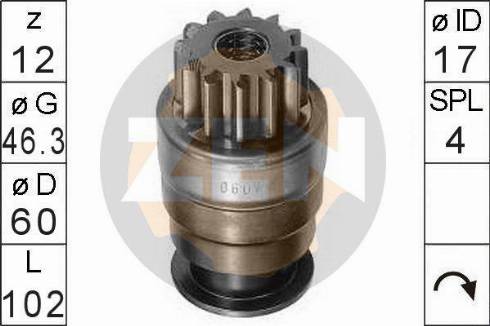 Messmer ZN0607 - Zobrats, Starteris www.autospares.lv