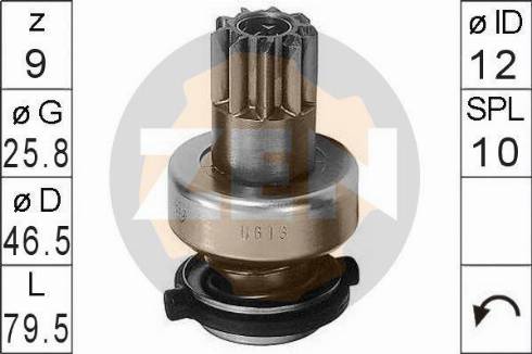 Messmer ZN0613 - Zobrats, Starteris www.autospares.lv