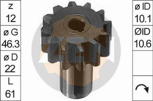 Messmer ZN0089 - Zobrats, Starteris www.autospares.lv