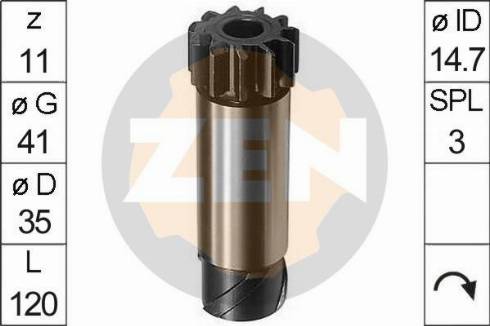 Messmer ZN0036 - Zobrats, Starteris autospares.lv