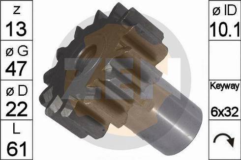 Messmer ZN0078 - Zobrats, Starteris www.autospares.lv