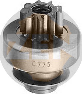 Messmer ZN0775 - Ведущая шестерня, бендикс, стартер www.autospares.lv