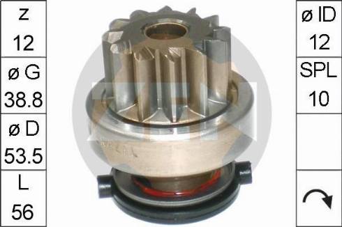 Messmer ZN1642 - Zobrats, Starteris www.autospares.lv