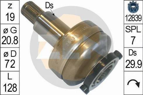 Messmer ZN1658 - Zobrats, Starteris www.autospares.lv