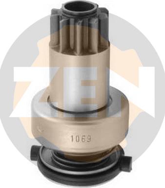 Messmer ZN1069 - Ведущая шестерня, бендикс, стартер www.autospares.lv