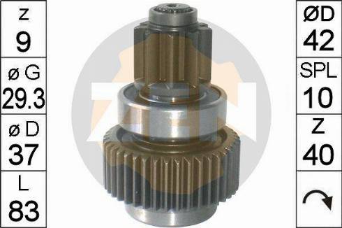 Messmer ZN1863 - Zobrats, Starteris www.autospares.lv