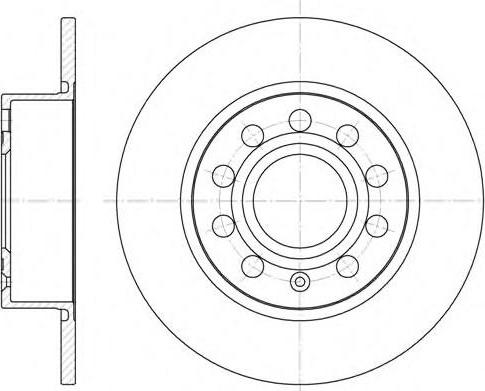 METACO 3060-005 - Brake Disc www.autospares.lv