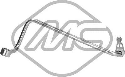 Metalcaucho 92436 - Eļļas cauruļvads, Kompresors www.autospares.lv