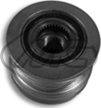 Metalcaucho 48687 - Pulley, alternator, freewheel clutch www.autospares.lv