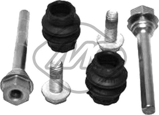 Metalcaucho 43046 - Virzītājčaulu komplekts, Bremžu suports www.autospares.lv