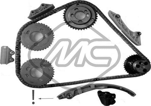 Metalcaucho 58338 - Sadales vārpstas piedziņas ķēdes komplekts www.autospares.lv