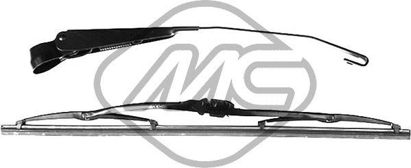 Metalcaucho 68411 - Wiper Blade www.autospares.lv