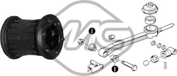 Metalcaucho 05791 - Bukse, Pārnesumkārbas kulises dakša www.autospares.lv