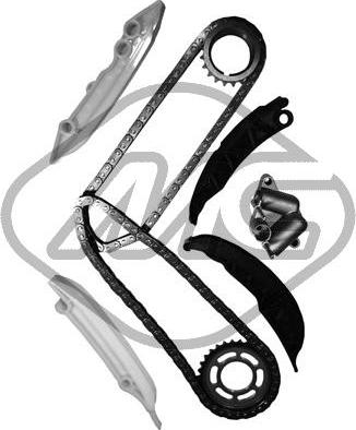 Metalcaucho 06165 - Timing Chain Kit www.autospares.lv