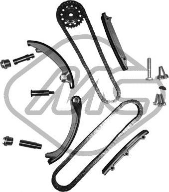 Metalcaucho 06108 - Timing Chain Kit www.autospares.lv