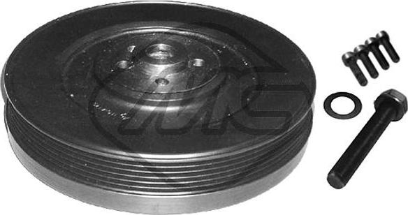 Metalcaucho 14176 - Belt Pulley, crankshaft www.autospares.lv