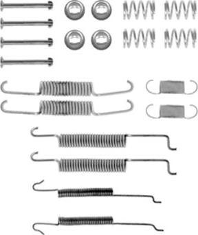 Metelli 9041 - Piederumu komplekts, Bremžu loki autospares.lv