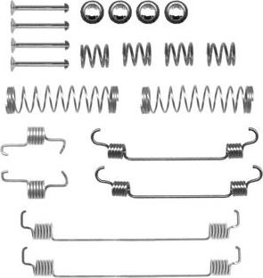 Metelli 9145 - Piederumu komplekts, Bremžu loki www.autospares.lv