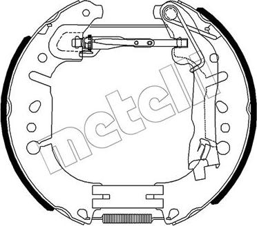 Metelli 51-0490 - Bremžu loku komplekts www.autospares.lv