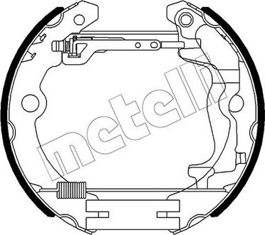 Metelli 51-0492 - Bremžu loku komplekts www.autospares.lv