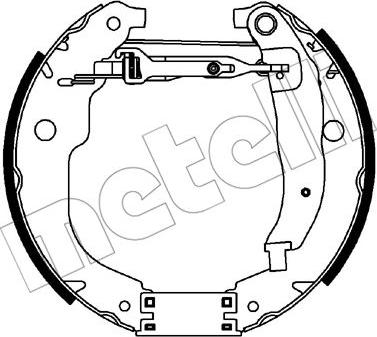 Metelli 51-0448 - Bremžu loku komplekts autospares.lv