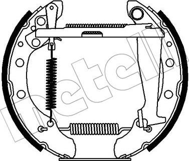 Metelli 51-0415 - Bremžu loku komplekts autospares.lv