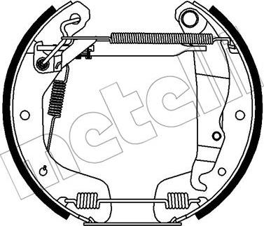 Metelli 51-0413 - Bremžu loku komplekts www.autospares.lv